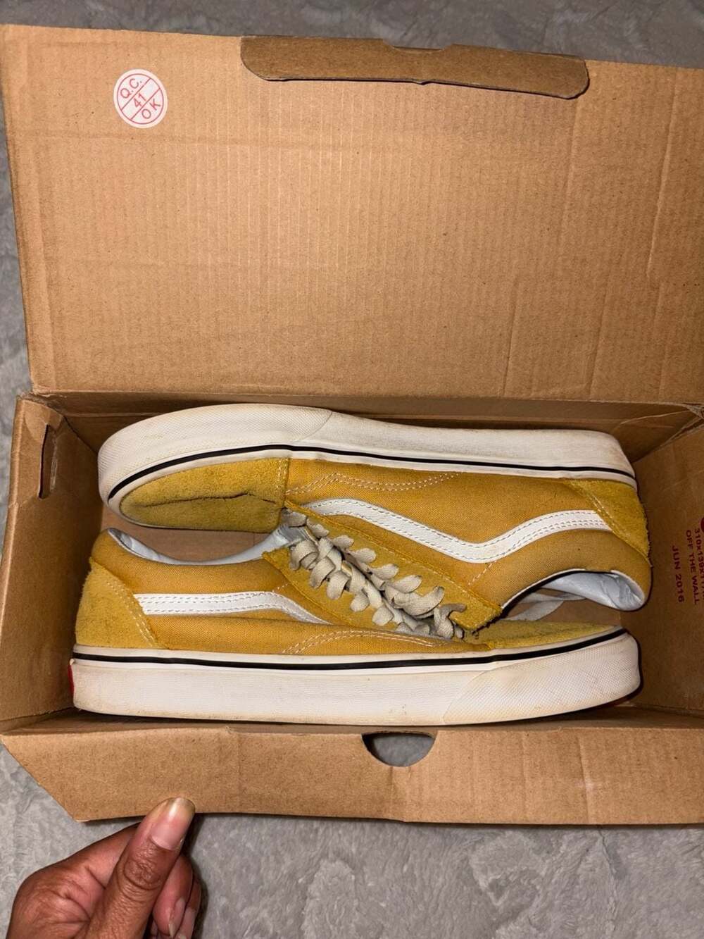 Vans Old Skool Ochre/True White Sneakers